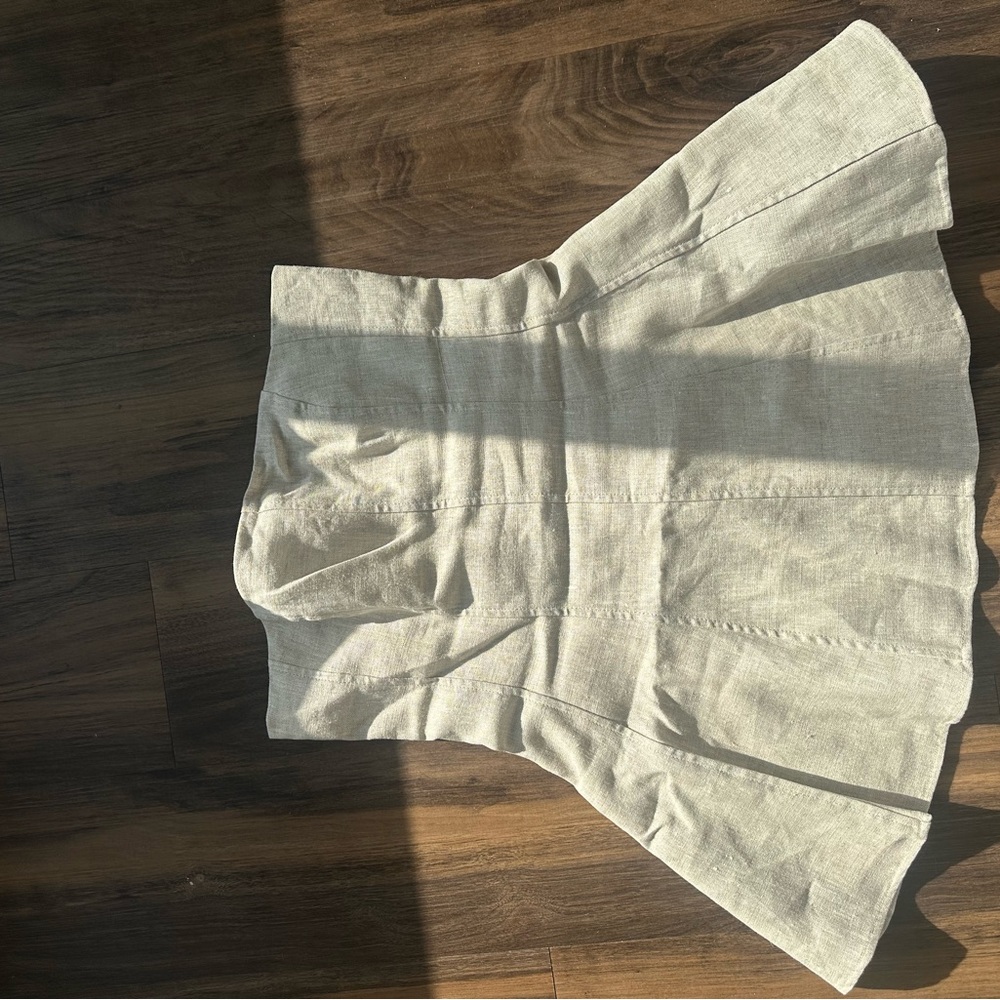 DISSH Elegant Cream linen top